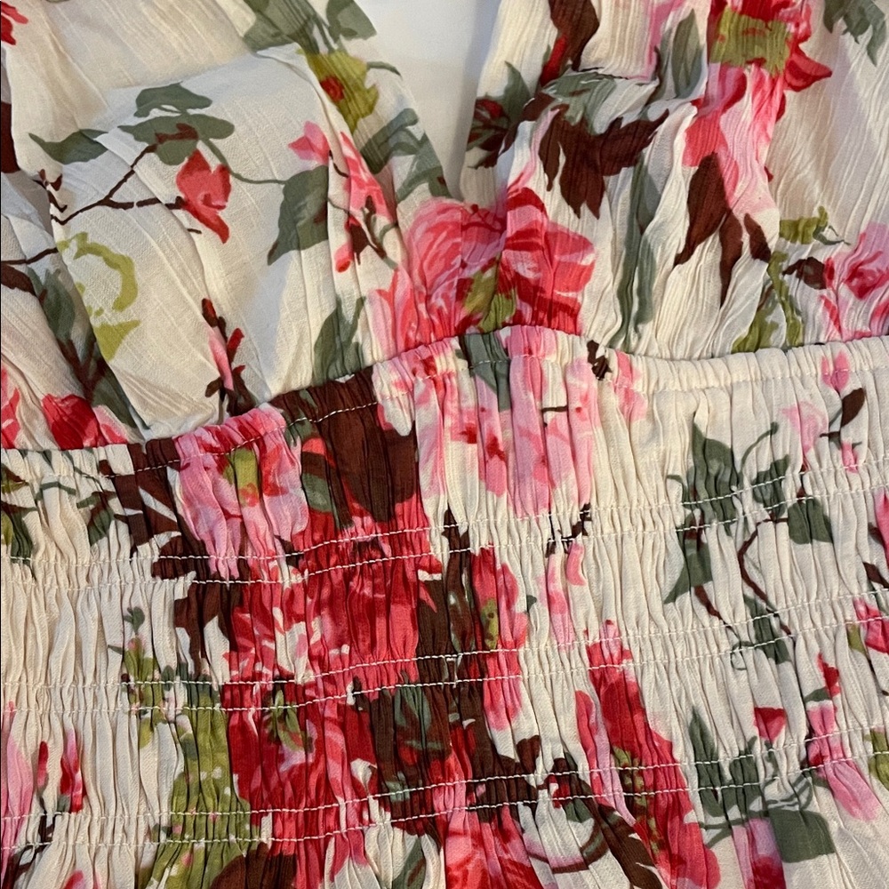 Abercrombie Floral Sleeveless Dress - Picture 4 of 5